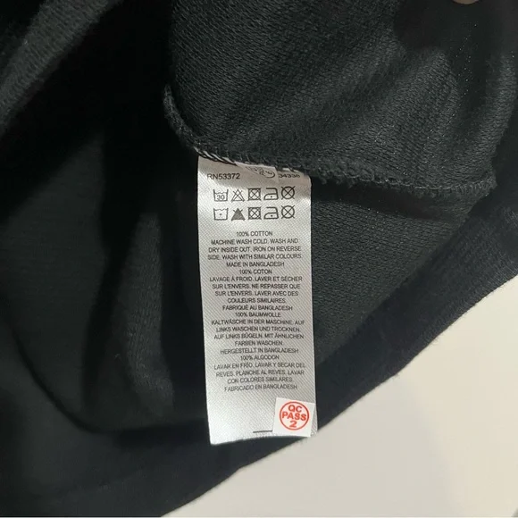 French Connection Black Ribbed Short Sleeve Crew Neck Shirt Mens Small - Picture 6 of 7